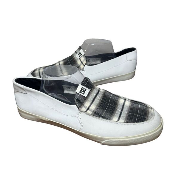Mens DC slip on shoes size 12 white - Picture 3 of 5
